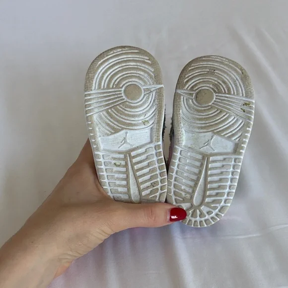 Air Jordan Denim and Pink Sneakers - Picture 5 of 5